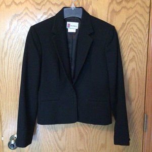 Tahari Black Women's Single-Button Tailored Blazer